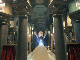 Choir and nave of the Saint Nicholas Cathedral, viewed from the apse