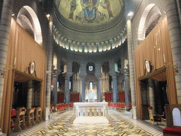 Choir, altar and dome of the Saint Nicholas Cathedral