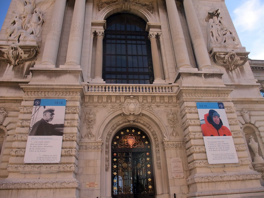 The lower front of the Oceanographic Museum