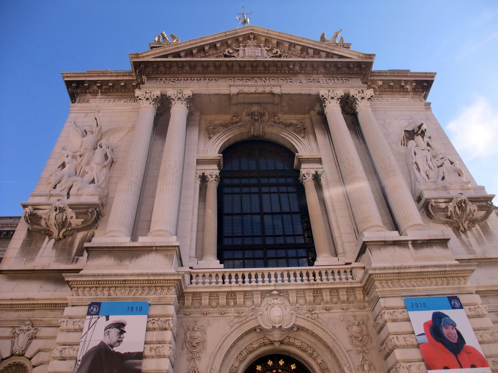 The upper front of the Oceanographic Museum