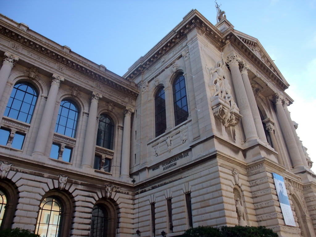 The left front of the Oceanographic Museum