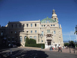 Right side of the Casino de Monte Carlo, with the entrance to the Salle Garnier