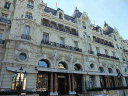 Front of the Hotel de Paris at the Place du Casino square