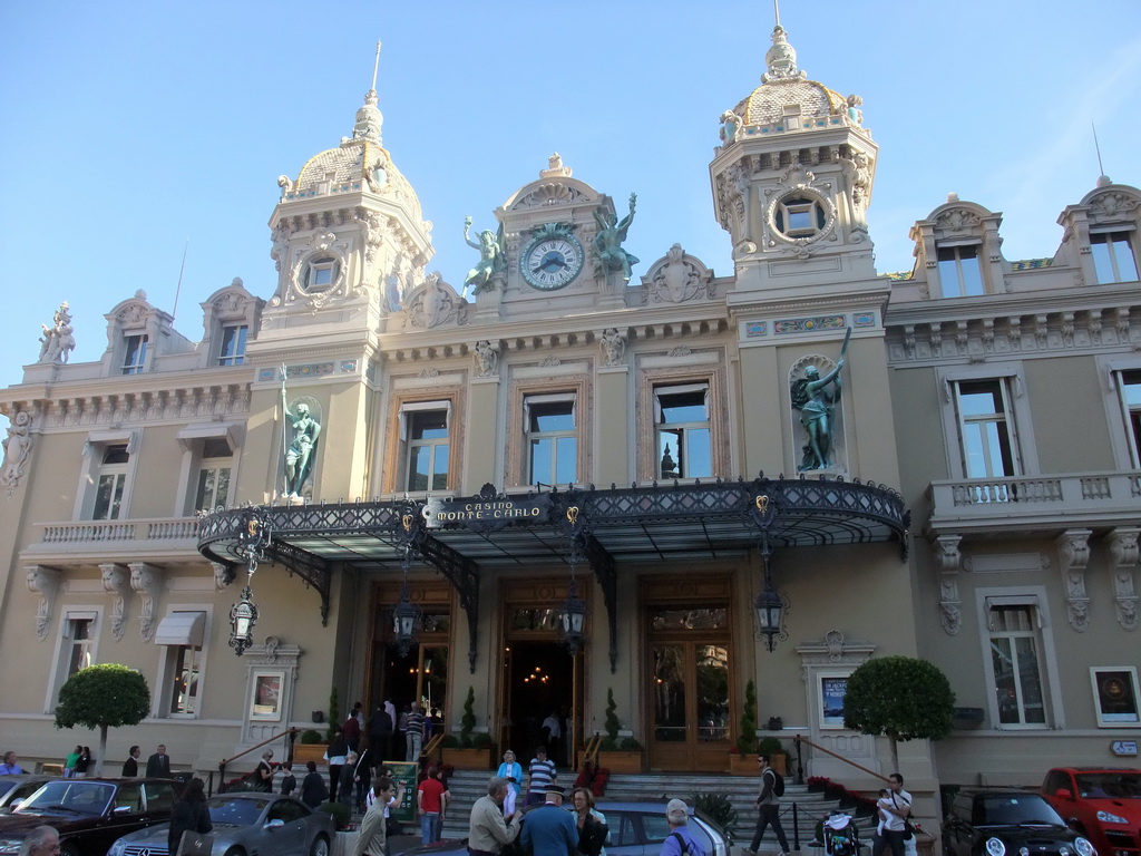 Front of the Casino de Monte Carlo at the Place du Casino square