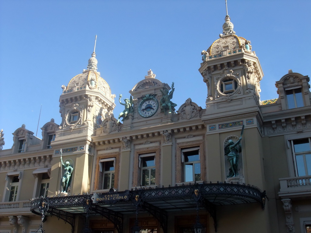 Front of the Casino de Monte Carlo at the Place du Casino square