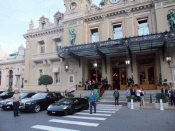 Front of the Casino de Monte Carlo at the Place du Casino square, with a Lamborgini Diablo