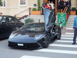 Lamborgini Diablo in front of the Casino de Monte Carlo at the Place du Casino square