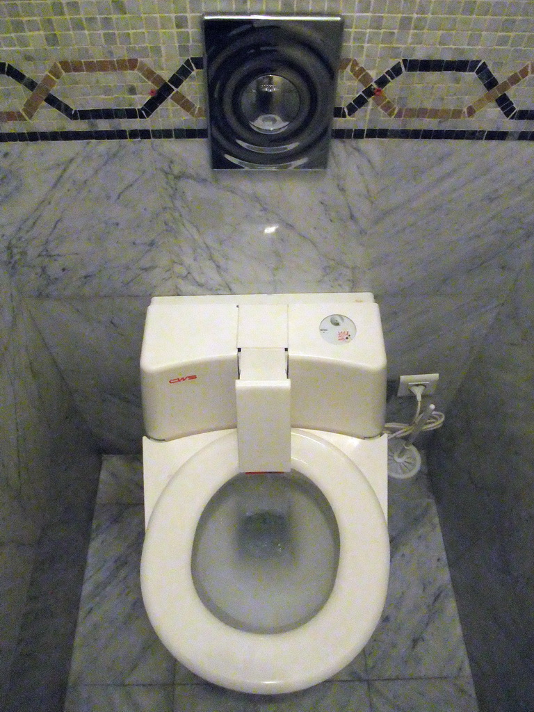 Rotating toilet seat in the Casino de Monte Carlo