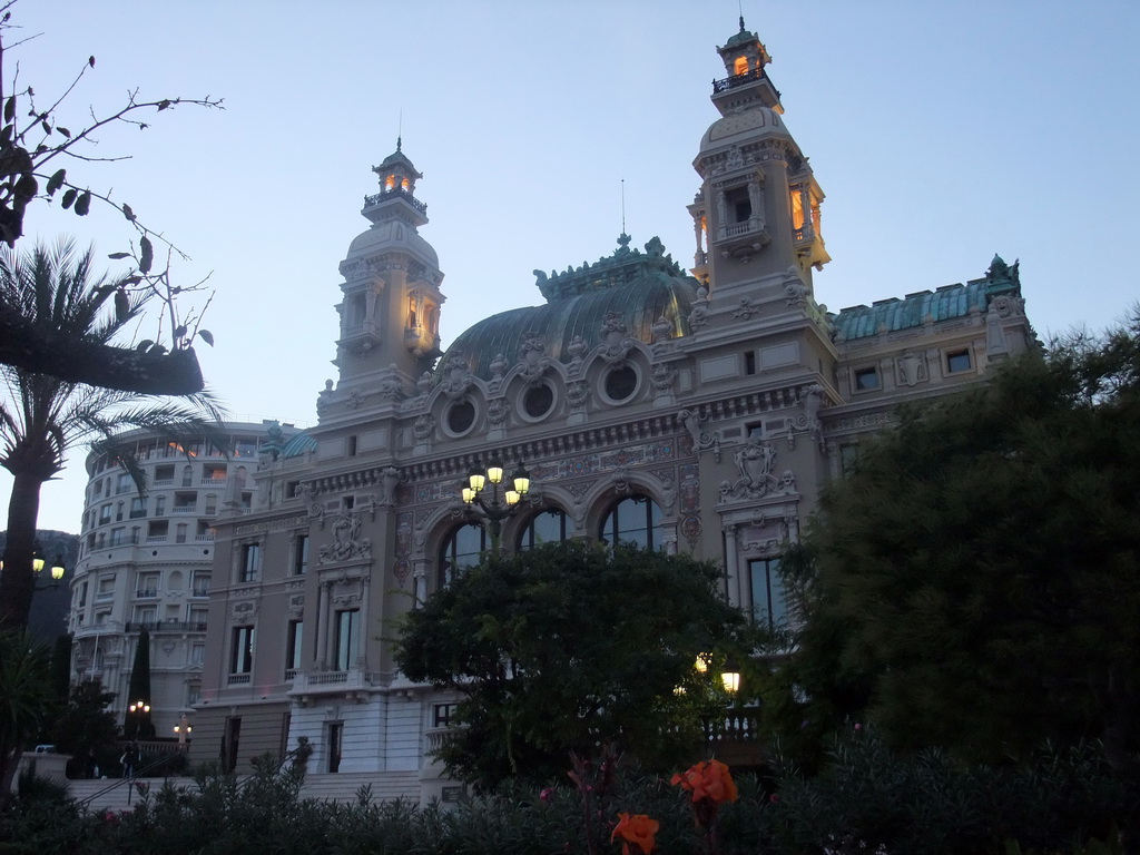 Back side of the Casino de Monte Carlo