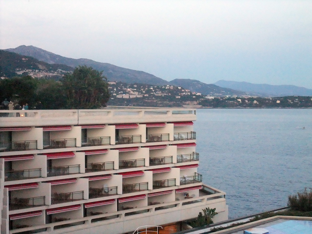 The Fairmont Monte Carlo Hotel and the Mediterranean Sea