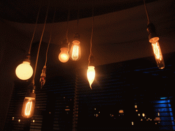 Lamps in our dinner restaurant `Miramar`