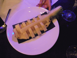 Pineapple in our dinner restaurant `Miramar`