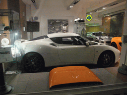 Lotus in a showroom at the Boulevard Albert 1er