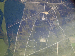 The Helchteren Shooting Range, viewed from the airplane from Amsterdam