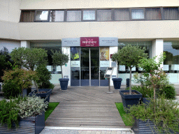 Front of the Hotel Mercure Montpellier Centre Comédie at the Rue de la Spirale street