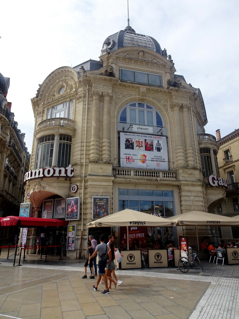 Front of the Cinéma Gaumont Comédie at the Place de la Comédie square