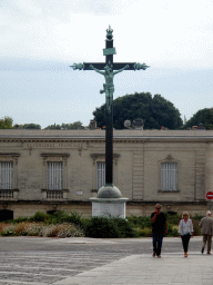 The Croix De Peyrou statue at the Place Giral square