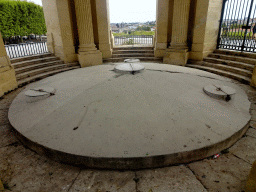 Interior of the Pavillon du Peyrou pavillion at the Promenade du Peyrou