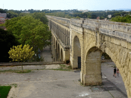 South side of the Saint-Clément Aqueduct, viewed from the Promenade du Peyrou