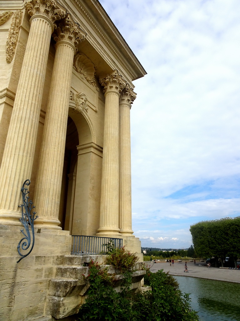 South side of the Pavillon du Peyrou pavillion at the Promenade du Peyrou