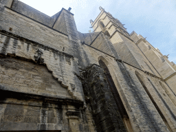 East side of the Montpellier Cathedral at the Rue Saint-Pierre street