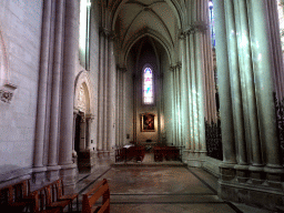 Left side of the ambulatory of the Montpellier Cathedral