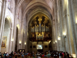 Nave and Great Organ at the Montpellier Cathedral