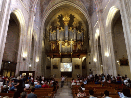 Nave and Great Organ at the Montpellier Cathedral