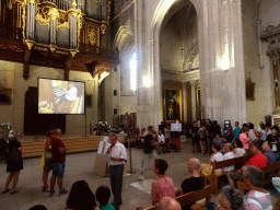 Nave and Great Organ at the Montpellier Cathedral