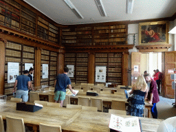 Interior of the Library at the upper floor of the Faculty of Medicine of the University of Montpellier