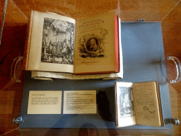 Books of Albrecht von Haller at the upper floor of the Faculty of Medicine of the University of Montpellier, with explanation