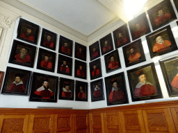 Paintings at the upper floor of the Faculty of Medicine of the University of Montpellier