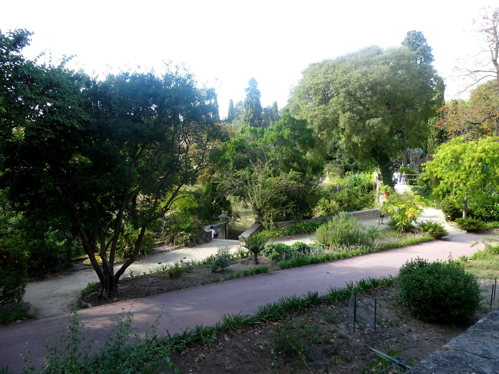 The southeast side of the Jardin des Plantes gardens, viewed from the Boulevard Henri IV