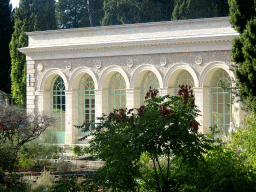 Front of the Orangerie building at the Jardin des Plantes gardens