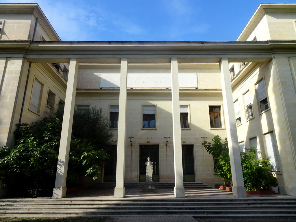 Front of the Botanical Institute at the north side of the Jardin des Plantes gardens