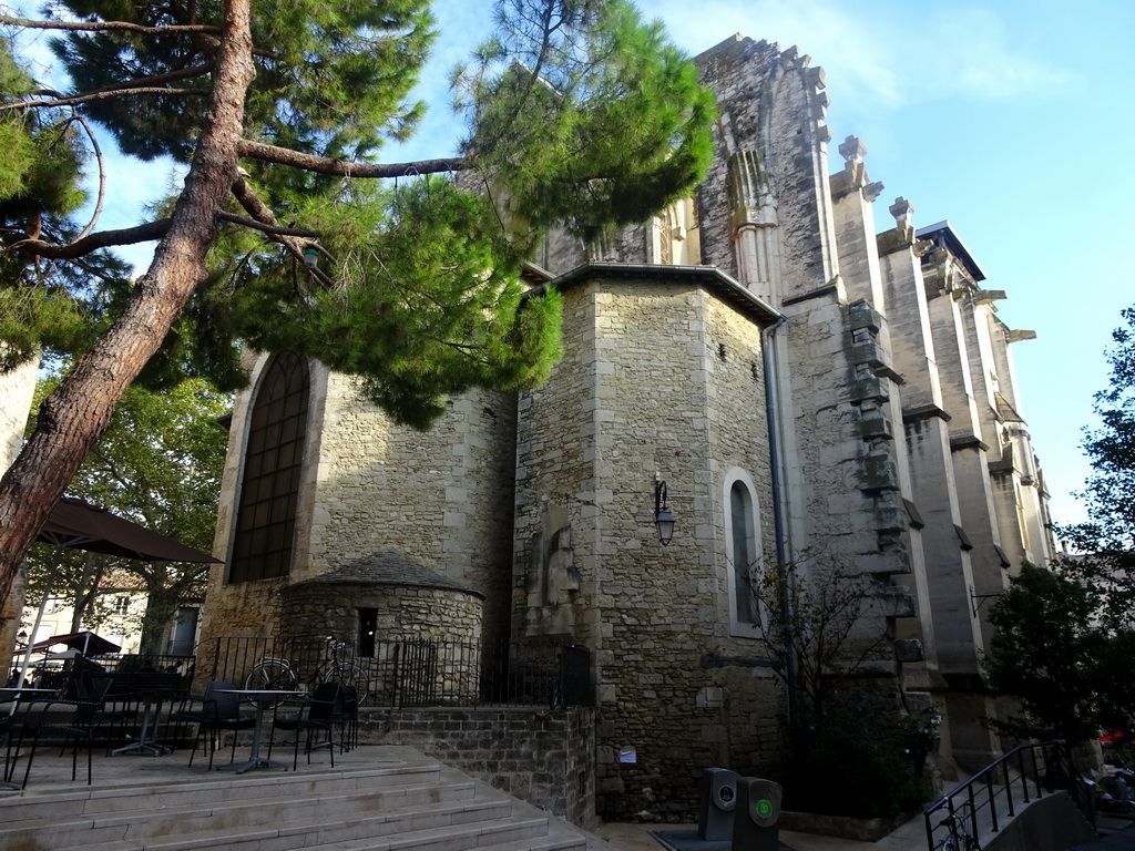 Northwest side of the Église Saint Roch church at the Rue Saint-Paul street