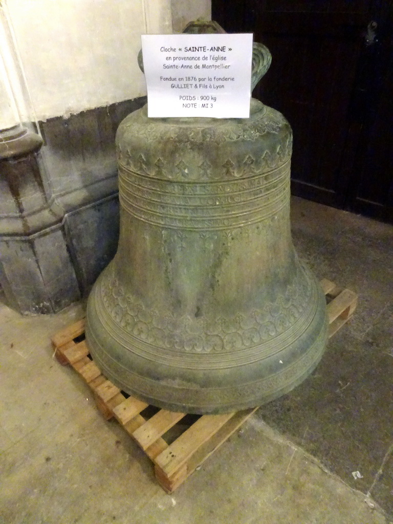 Bell `Sainte-Anne` at the Église Saint Roch church
