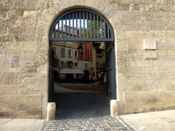 Gate at the Tour de la Babote tower from the Boulevard Victor Hugo to the Square de la Babote