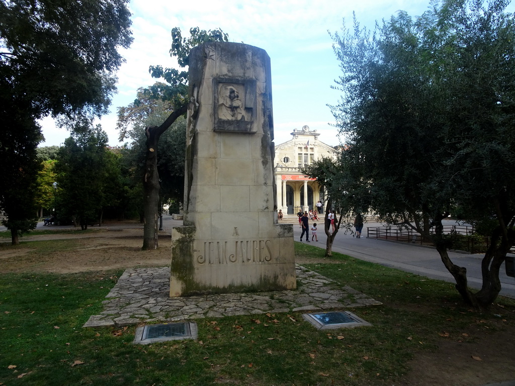 Monument to Jean Jaurès at the Esplanade Charles-de-Gaulle park