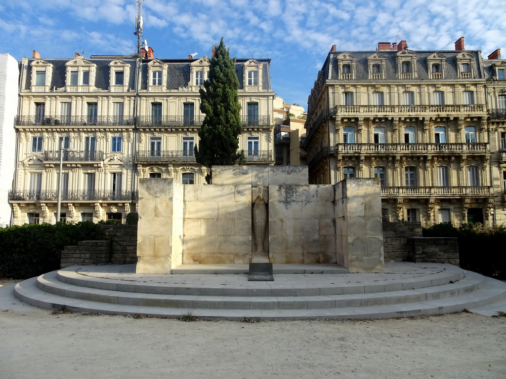 Monument at the south side of the Esplanade Charles-de-Gaulle park