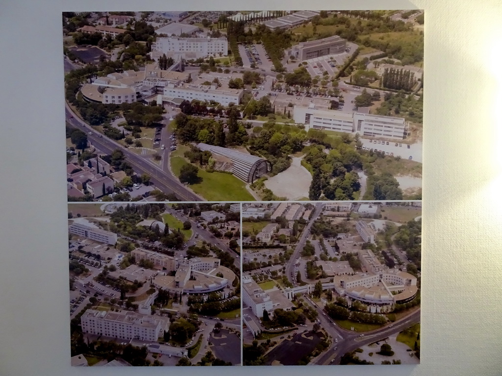 Photographs of the complex of the Cancer Institute of Montpellier