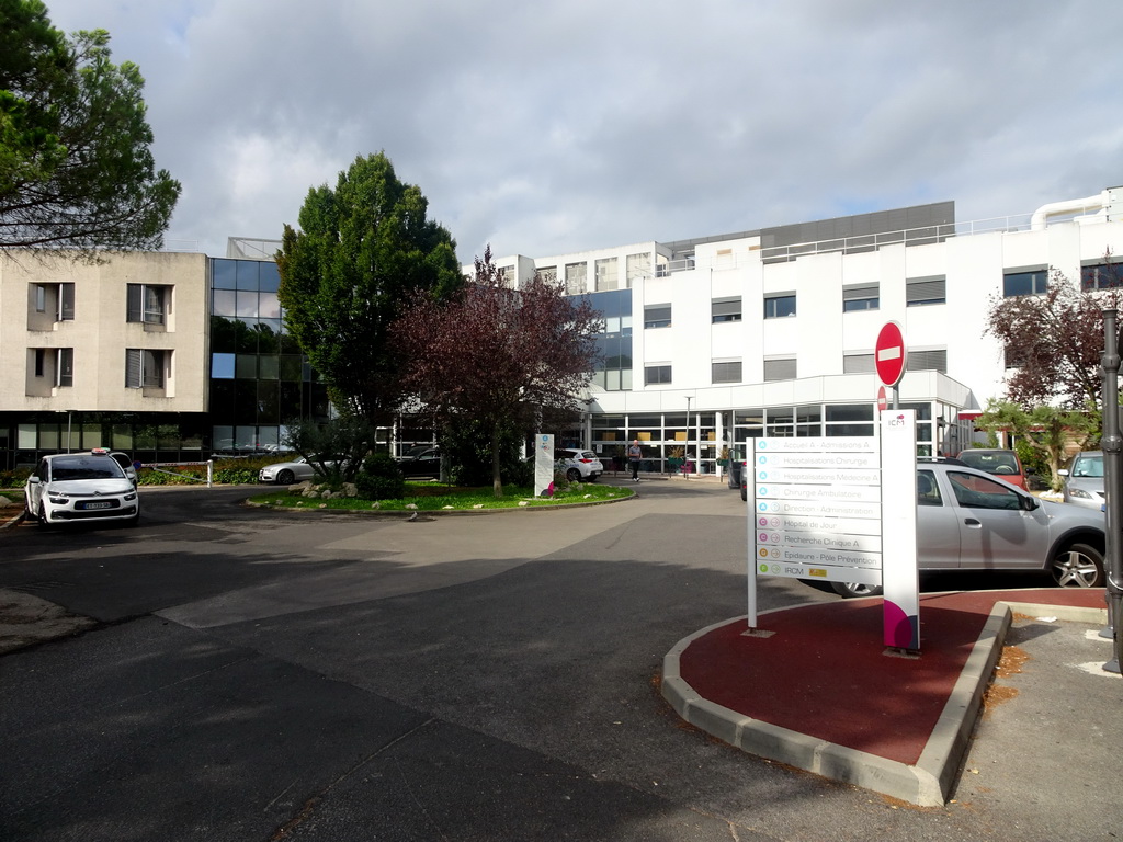 Front of the Cancer Institute of Montpellier at the Avenue des Apothicaires