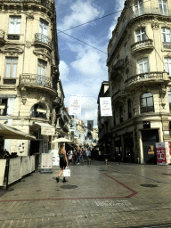 The Grand Rue Jean Moulin, viewed from the taxi to the airport