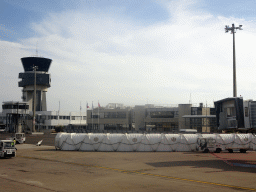 The MontpellierMéditerranée Airport, viewed from the airplane to Amsterdam