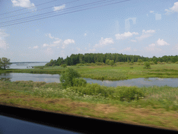 Landscape between Tver and Moscow, viewed from the high speed train from Saint Petersburg