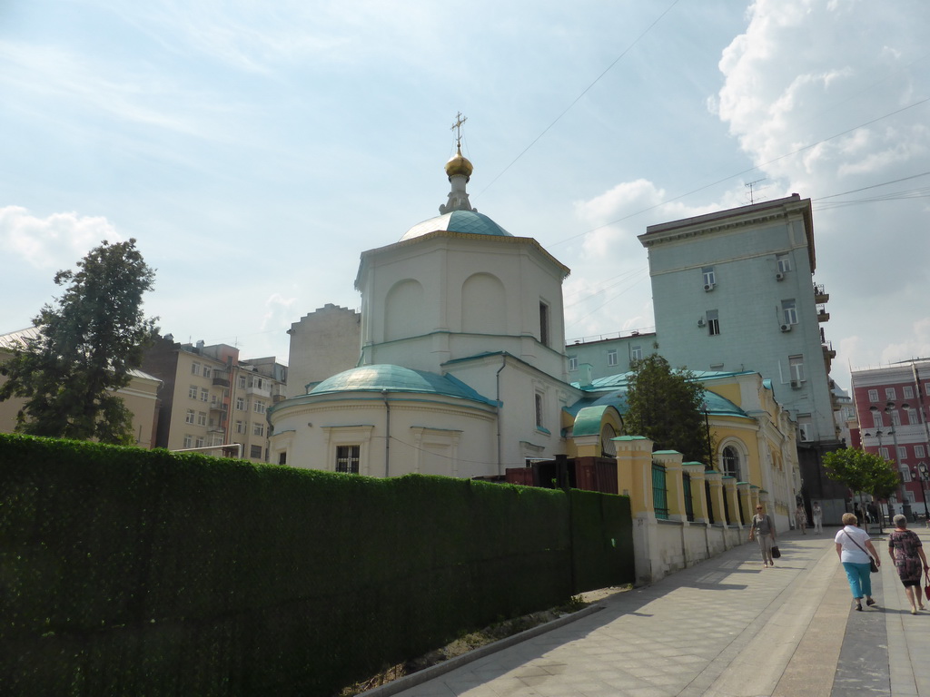 The Church of Saints Cosmas and Damian in Shubino at Tverskaya square