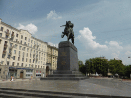 The Monument to Yuriy Dolgorukiy at Tverskaya square
