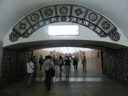 Tunnel at a subway station