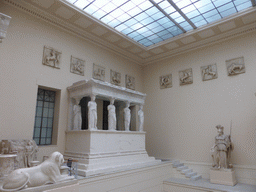 Copy of the Porch of the Caryatids from the Erechtheion at the Acropolis of Athens, at the Greek Courtyard at the Ground Floor of the Pushkin Museum of Fine Arts