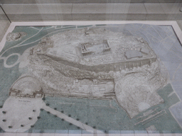 Scale model of the Acropolis of Athens, at the Greek Courtyard at the Ground Floor of the Pushkin Museum of Fine Arts